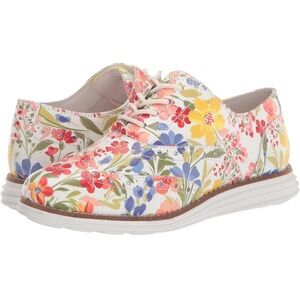 Cole Haan Multicolor Floral Women's lace oxfords in great condition size 9